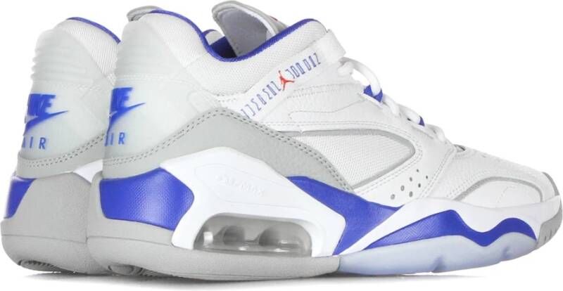Jordan Witte lage sneaker met rubberen zool Gray Heren