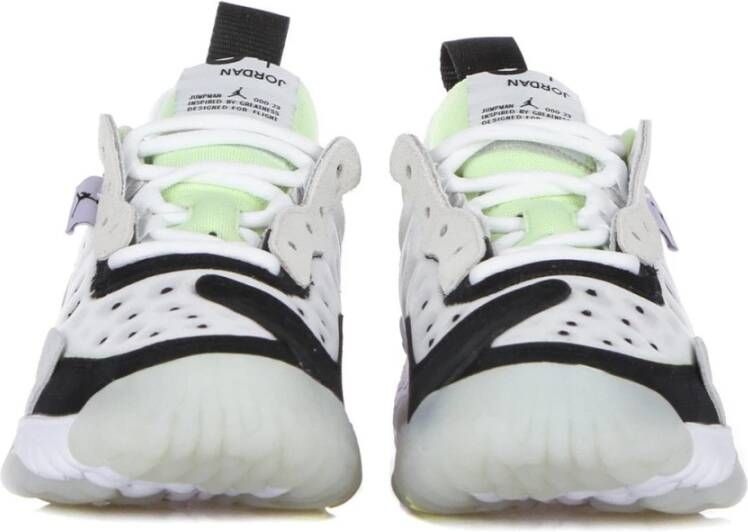 Jordan Witte Lilac Platinum Tint Lage Sneakers Multicolor Heren