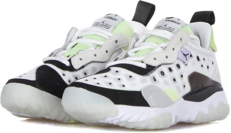 Jordan Witte Lilac Platinum Tint Lage Sneakers Multicolor Heren