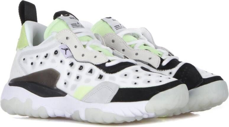 Jordan Witte Lilac Platinum Tint Lage Sneakers Multicolor Heren