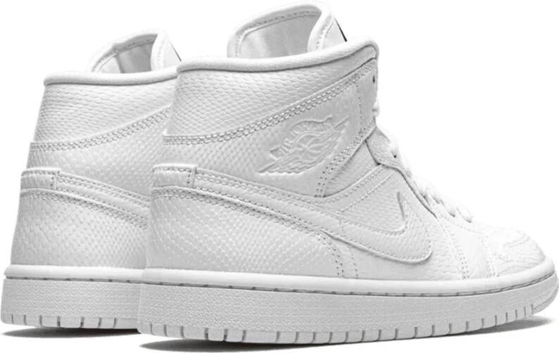 Jordan Witte Snakeskin Klassieke Sneaker White Heren