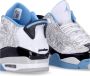 Jordan Zero Hoge Schoen Wit Blauw Zwart Grijs Multicolor Heren - Thumbnail 8
