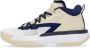 Jordan Zion 1 Fossil Midnight Navy White Metallic Gold Schoenmaat 40 1 2 Basketball Performance Mid DA3130 241 - Thumbnail 4