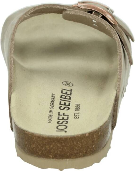Josef Seibel Beige Nubuck Slipper Hermine 01