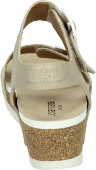 Josef Seibel Beige Sportieve Sandalen Quinn 02