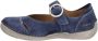 Josef Seibel Blauwe Casual Schoenen Blue Dames - Thumbnail 5