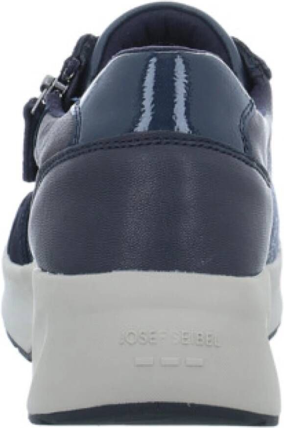 Josef Seibel Blauwe damessneaker comfortabel en veelzijdig