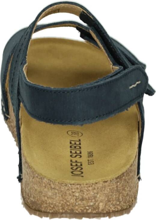 Josef Seibel Blauwe Sportieve Sandalen Hannah 02