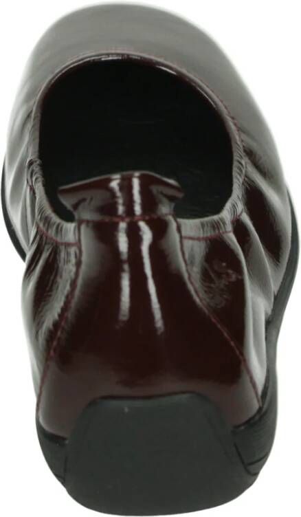 Josef Seibel Bordeaux Ballerina met Rubberen Zool