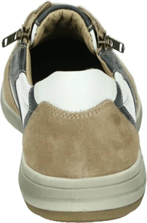 Josef Seibel Casual Beige Leren Sneakers