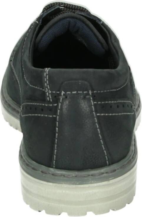 Josef Seibel Casual Blauwe Leren Schoenen Erroll 50
