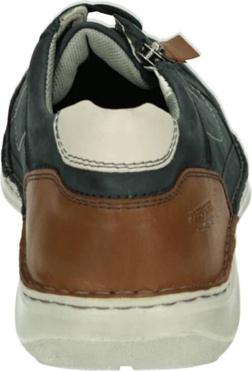 Josef Seibel Casual Blauwe Nubuck Schoenen