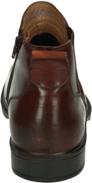 Josef Seibel Casual Bruin Leren Sneakers