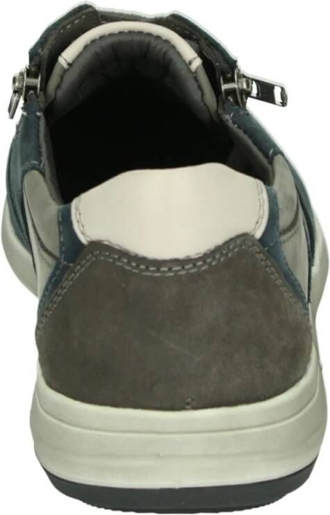 Josef Seibel Casual Grijze Leren Sneakers