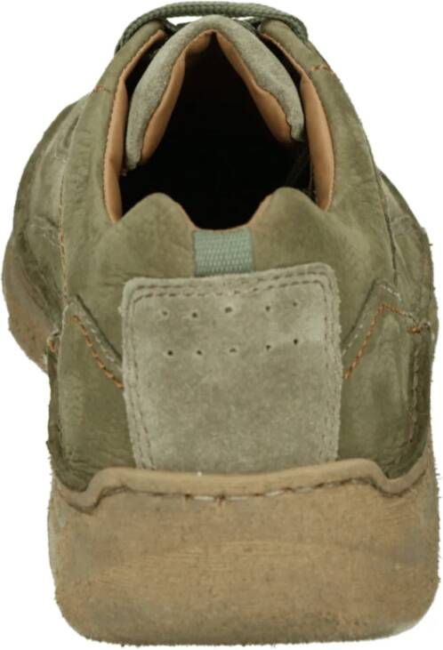 Josef Seibel Casual Groene Leren Sneakers