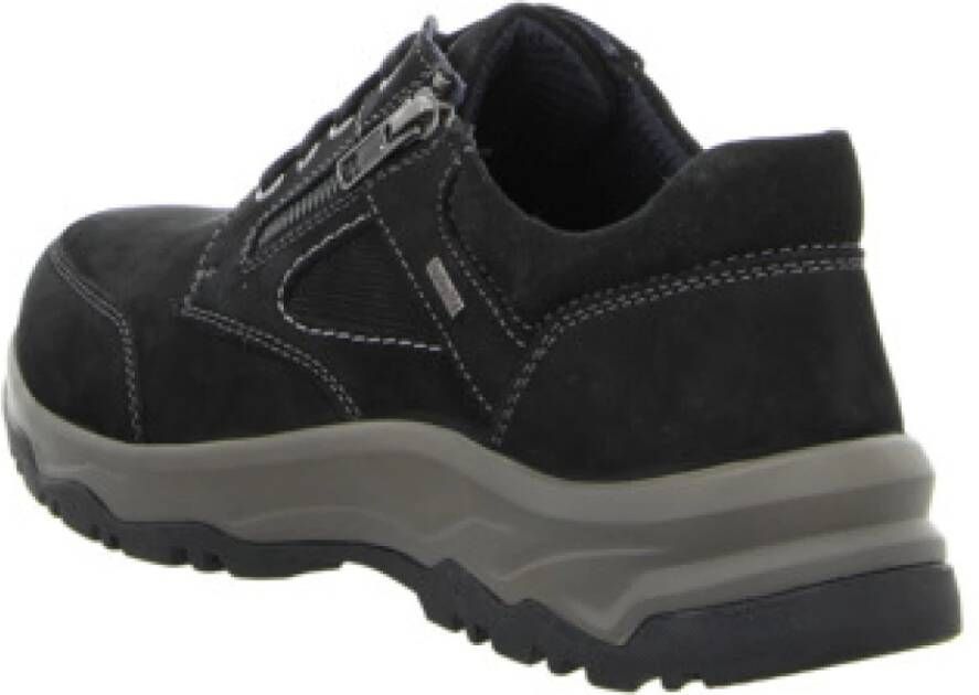 Josef Seibel Casual veterschoenen voor heren in zwart