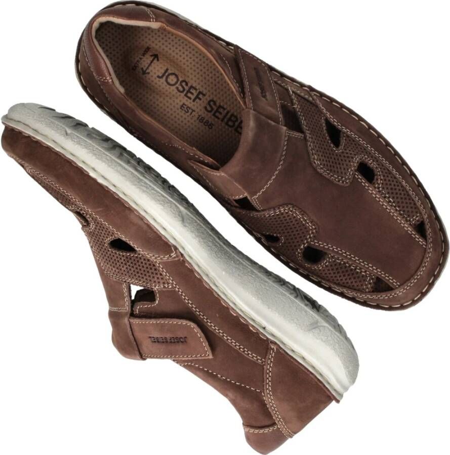 Josef Seibel Comfortabele Bruine Instapper Brown Heren