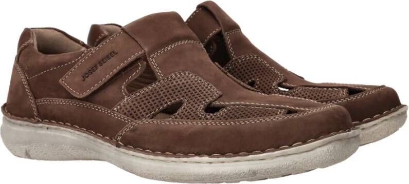 Josef Seibel Comfortabele Bruine Instapper Brown Heren