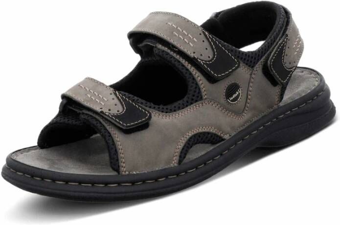 Josef Seibel Comfortabele Heren Sandalen in Donkergrijs