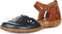 Josef Seibel ROSALIE~04~~~~~~~~~~~~~~~~~~~~ Platte sandalenDames Sandalen Blauw - Thumbnail 6