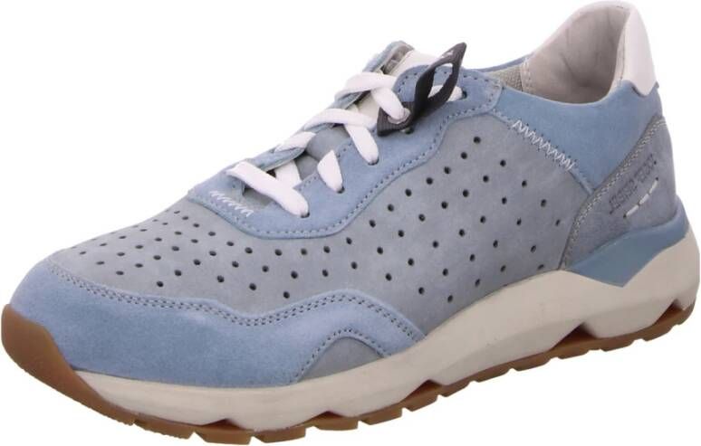 Josef Seibel Jonah 02 Blauw Leren Sandaal Blue Dames