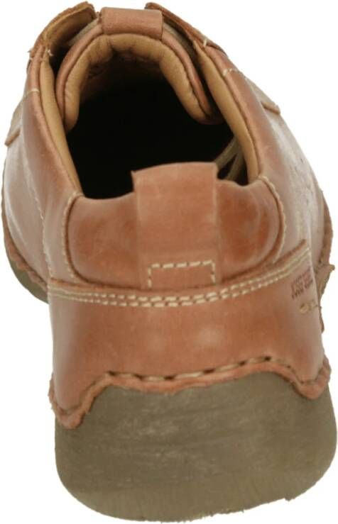 Josef Seibel Sportieve Lage Damesschoenen Cognac Leer