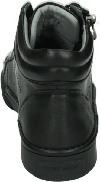 Josef Seibel Sportieve Zwarte Leren Schoenen Claire 11