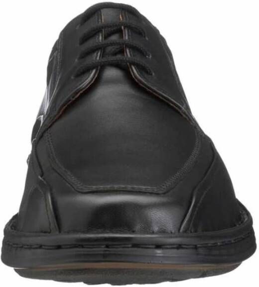 Josef Seibel Stijlvolle zwarte veterschoenen Black Heren