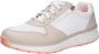 Joya Comfortabele Wit Beige Rits Sneaker - Thumbnail 2
