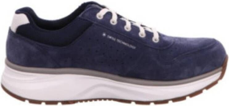 Joya Nubuck Veterschoenen in Donkerblauw