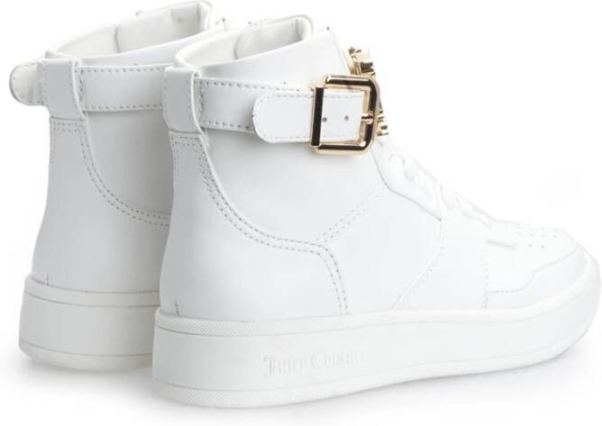 Juicy Couture Stijlvolle leren sneakers met merkdetails Wit Dames