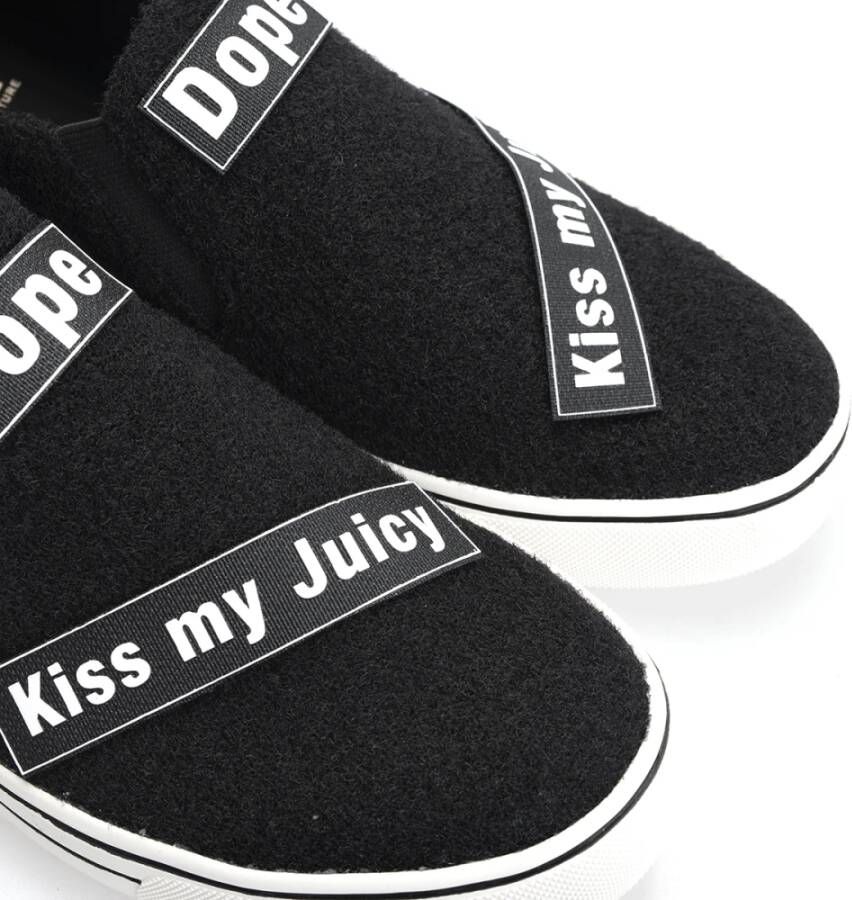 Juicy Couture Lage Top Sportieve Sneakers Zwart Dames