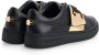 Juicy Couture Zwarte Leren Lage Sneakers Zwart Dames - Thumbnail 2