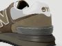 New Balance Beige Off White Sneakers Logo Rubberen zool Beige Heren - Thumbnail 11