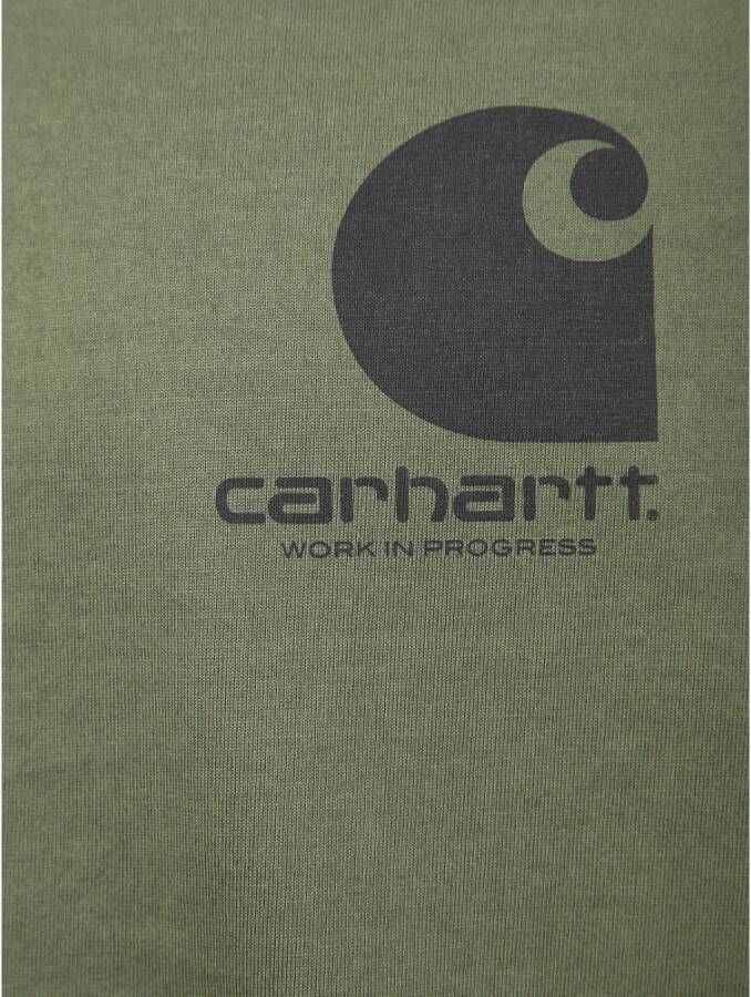 Junya Watanabe Groen T-shirt met logo en slogan