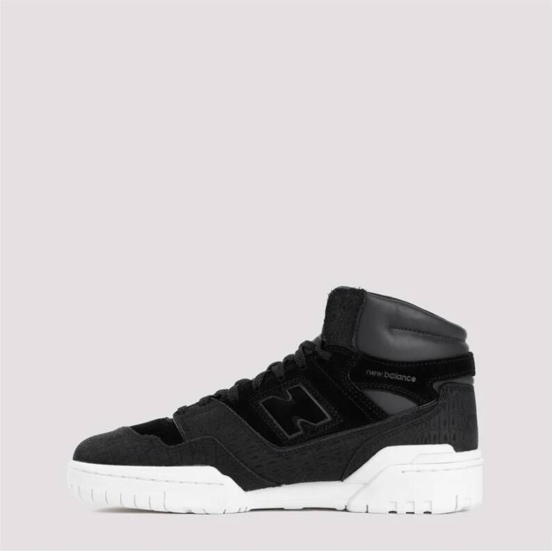 Junya Watanabe Zwarte Leren Sneakers Aw23 Black Heren
