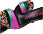 Just Cavalli Bicolor satijnen luipaardprint hakken Multicolor Dames - Thumbnail 2