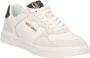 Just Cavalli Grainy Leather Heren Sneakers White Heren - Thumbnail 5