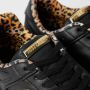 Just Cavalli Leopard Print Leren Sneakers Black Dames - Thumbnail 5