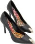 Just Cavalli Low-Top Sneakers High heel shoes Black in zwart - Thumbnail 9