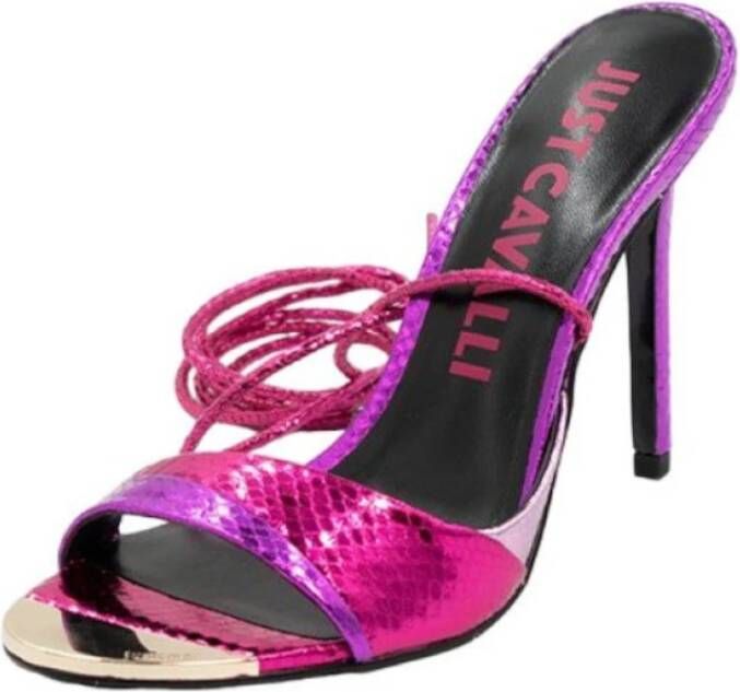 Just Cavalli Multi-gekleurde hoge hak sandalen