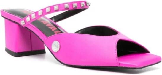 Just Cavalli Roze Sandalen Sabot Pink Dames