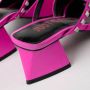Just Cavalli Satijnen Sandaal met Metalen Details Pink Dames - Thumbnail 6