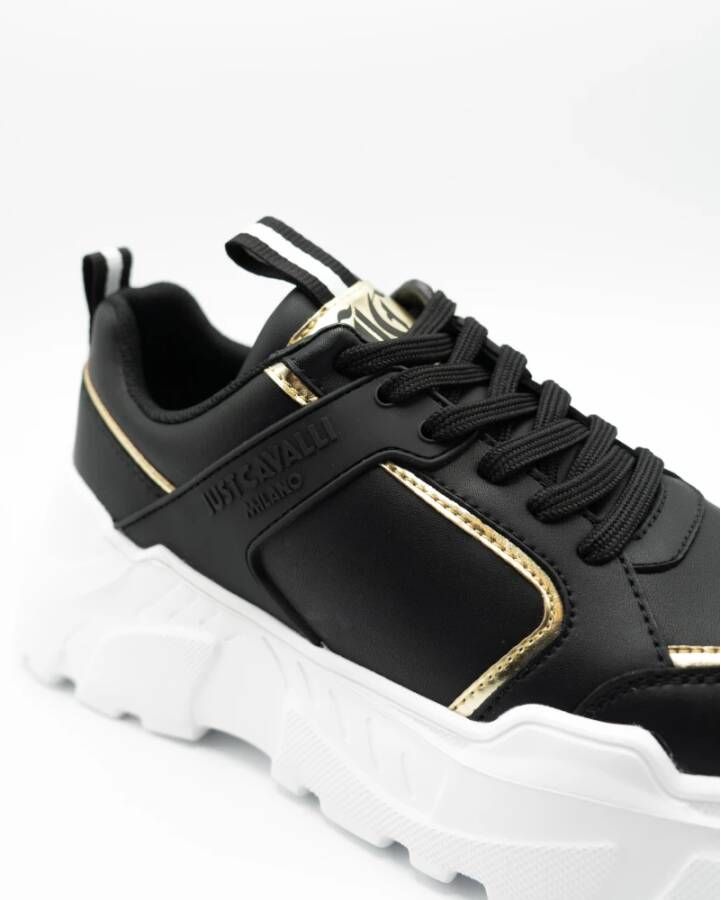 Just Cavalli Scarpa Sneakers Stijlvol en Trendy Black Dames