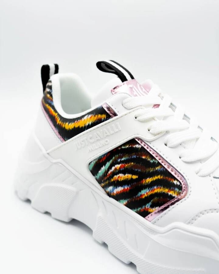 Just Cavalli Scarpa Sneakers Stijlvol en Trendy White Dames