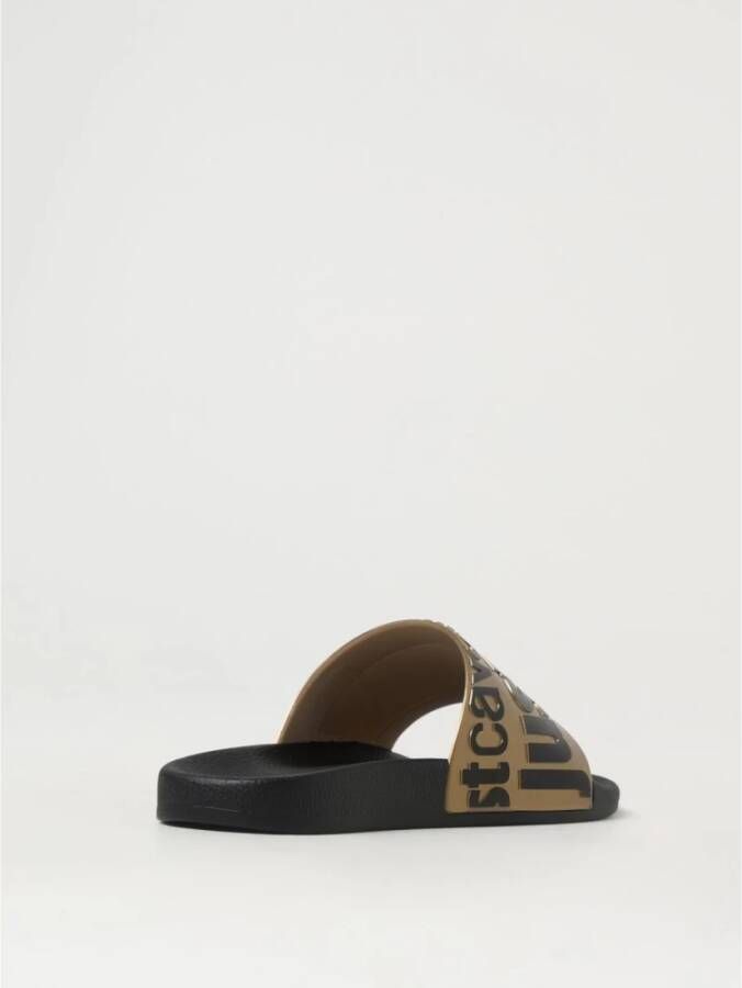 Just Cavalli Zwarte Casual Rubberen Sandalen