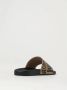 Just Cavalli Zwarte Casual Rubberen Sandalen - Thumbnail 2