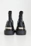 Just Cavalli Zwarte Leren Enkellaarzen met Decoratieve Gesp Black Dames - Thumbnail 5