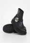 Just Cavalli Zwarte Leren Enkellaarzen met Decoratieve Gesp Black Dames - Thumbnail 7