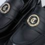 Just Cavalli Zwarte Logo Metalen Loafer Hoge Zool - Thumbnail 2